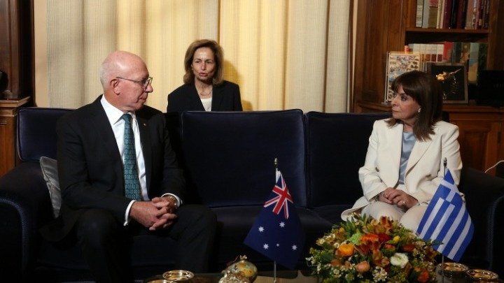 President Sakellaropoulou meets visiting Governor General of Australia, David Hurley