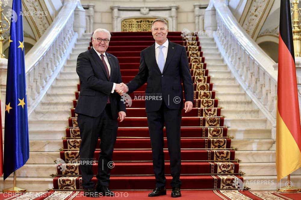 Germany's President Steinmeier pays a state visit to Romania; official meetings in Bucharest, Sibiu, Timisoara