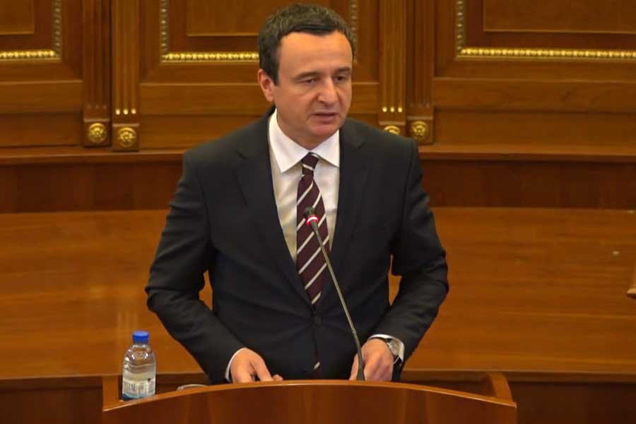 The situation in the north, Kurti receives support from his party