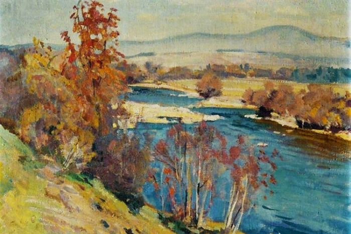 Beautiful artwork capturing the glory of Polish autumns