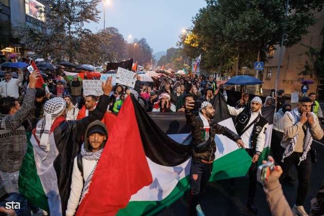 Slovenian arrested over threats of terror attack on pro-Palestine rally