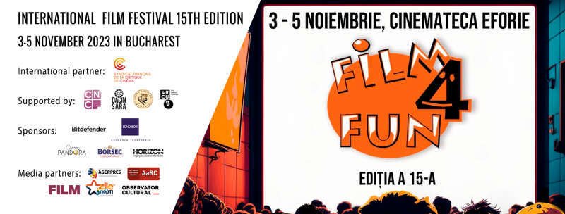 International Comedy Film Festival Film 4 Fun to take place November 3-5, in Bucharest