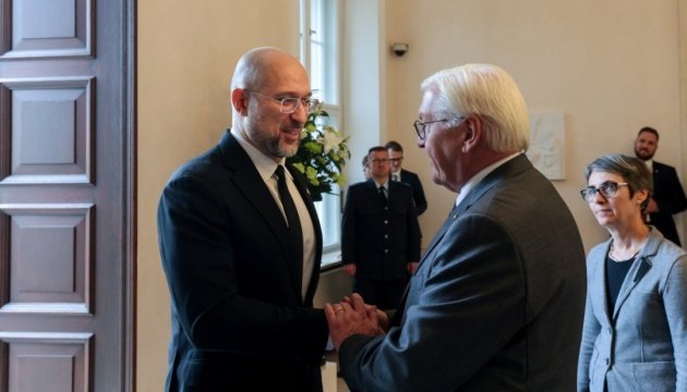 Shmyhal, Steinmeier discuss Ukraine’s sky protection, joint defense industries development