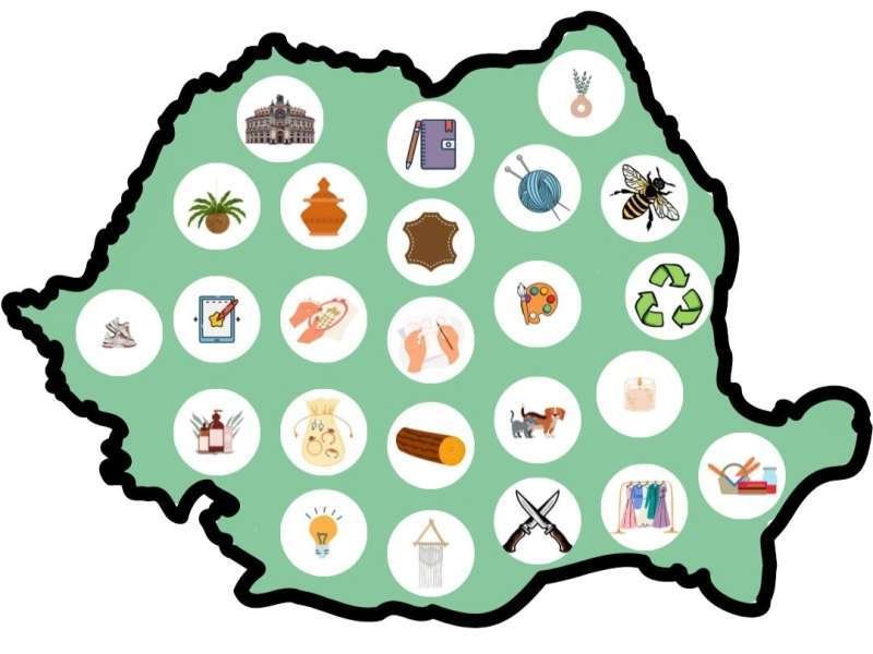 Craftspersons Map of Romania, a project developed by young believing in handmade products' value