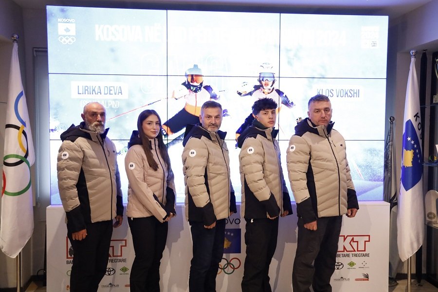 Kosovo’s team at the 2024 Gangwon Winter Olympics