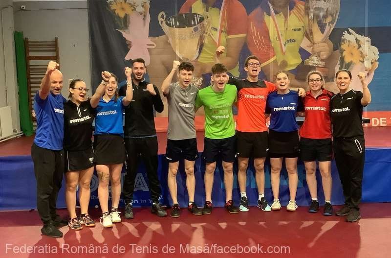 Series of victories for Romanians at European Under-21 Table Tennis Championships