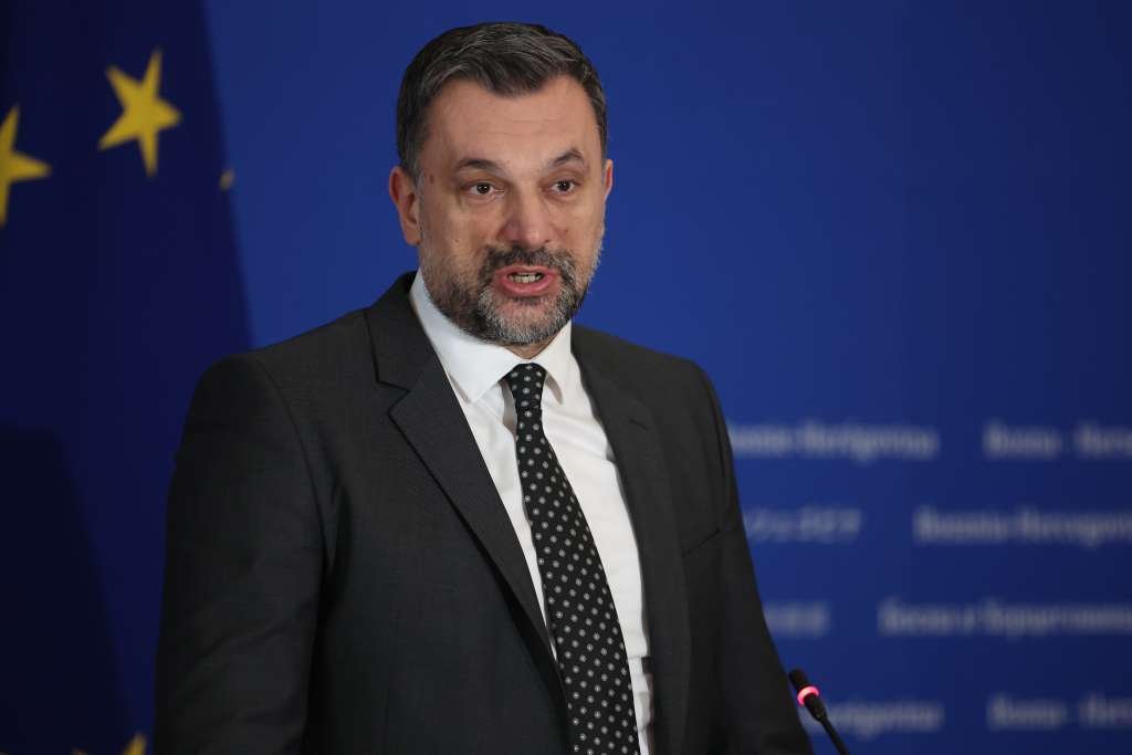 Foreign Minister Konaković attending 'Justice for Ukraine' conference in the Netherlands