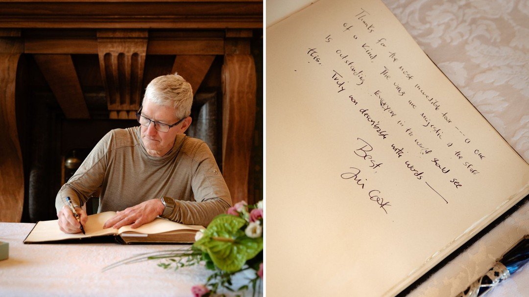 Apple CEO Tim Cook does sightseeing in Slovenia
