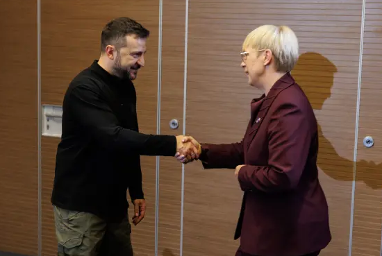 Pirc Musar meets Zelensky, assures continued support