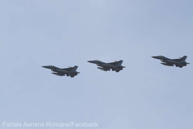 New batch of three F-16 Fighting Falcon aircraft has arrived in Campia Turzii