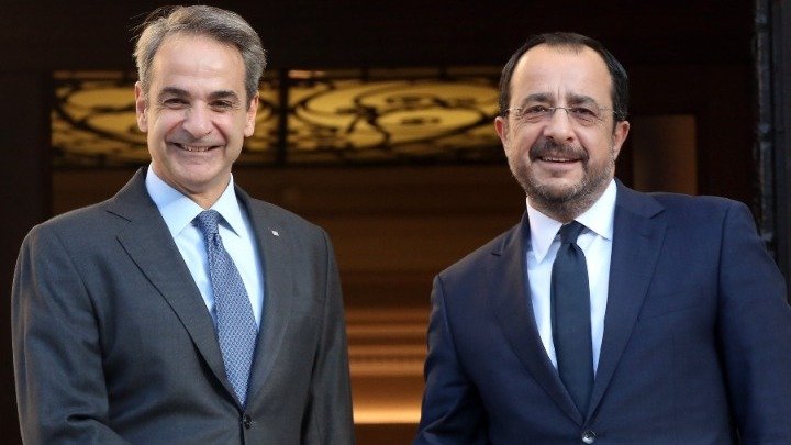 PM Mitsotakis meets Cypriot President Christodoulides after key discussions with Biden