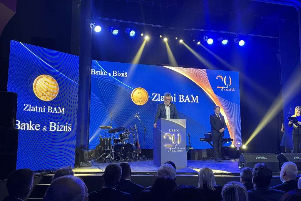 Development Bank of FBiH wins 'Golden BAM' award