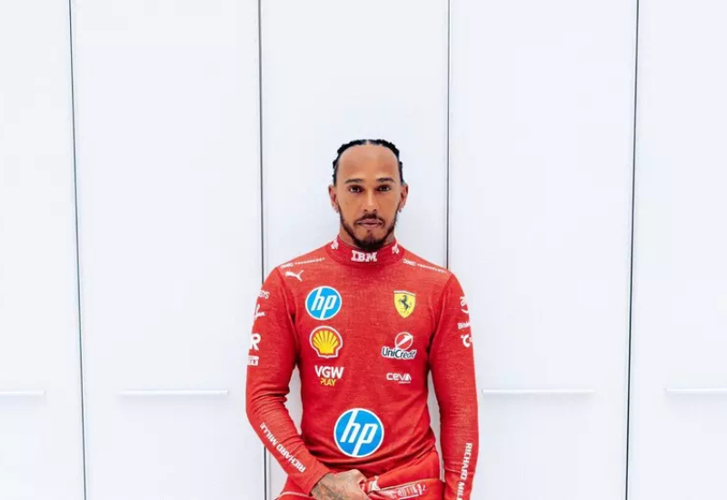 "Biggest smile of my life": Hamilton reflects on driving Ferrari for first time
