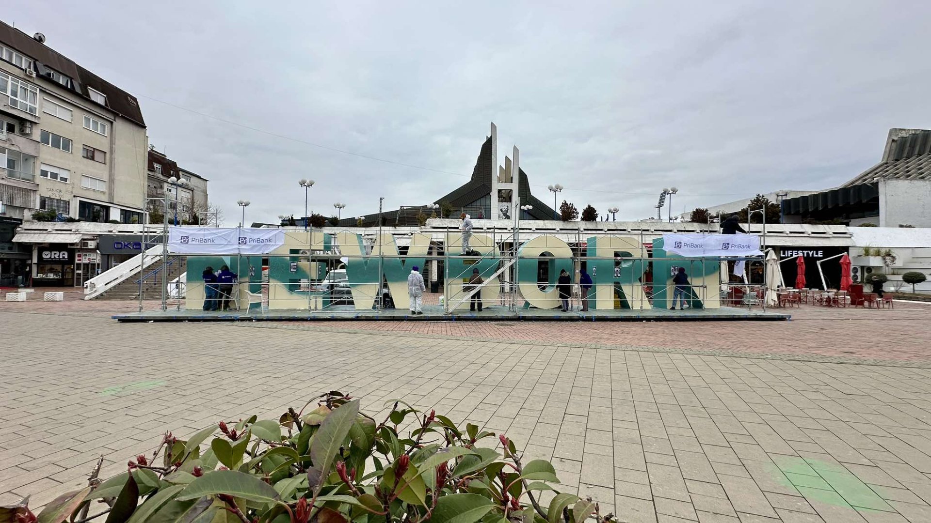 Kosovo Independence Monument gets new look