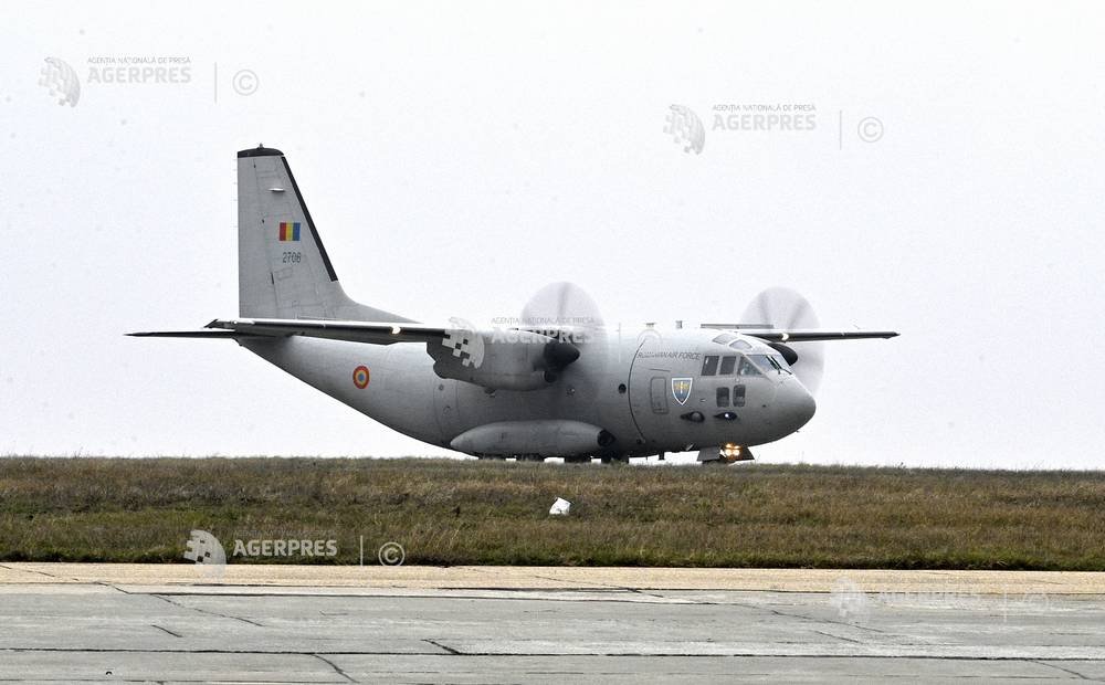 Romanian Air Force C-27J Completes Humanitarian Mission for Burn Victims