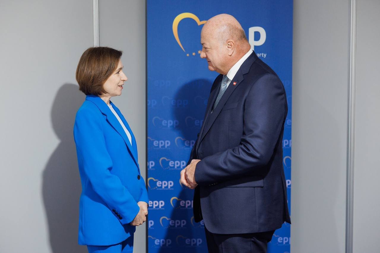 Sandu Meets Austrian Chancellor