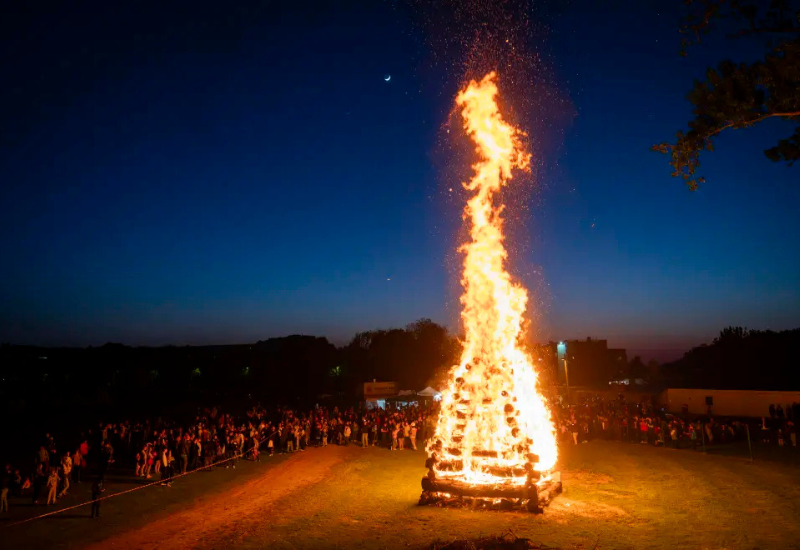 Bonfires spark sense of solidarity on Labour Day