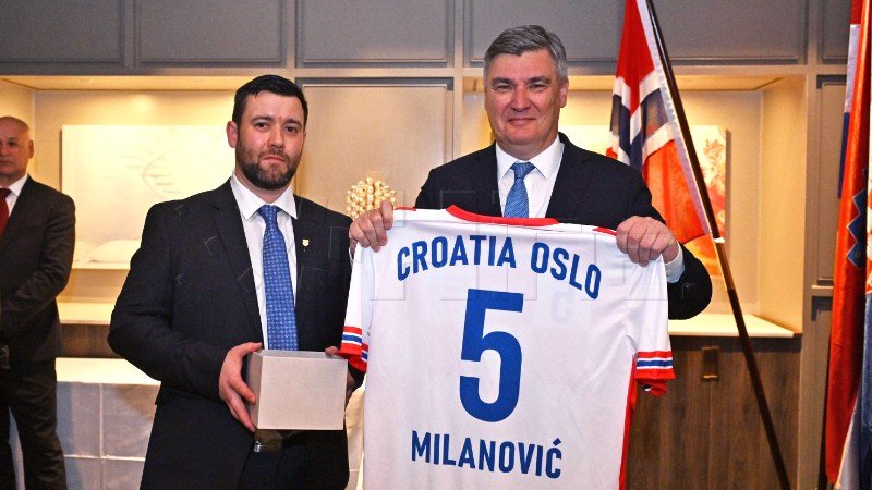 Croatian President Awards Diaspora Heroes in Oslo