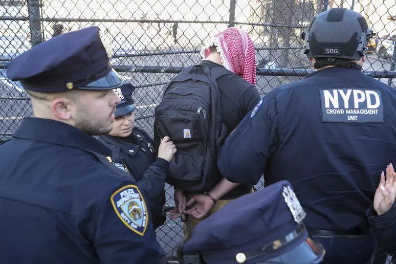 Police Storm Columbia University Library