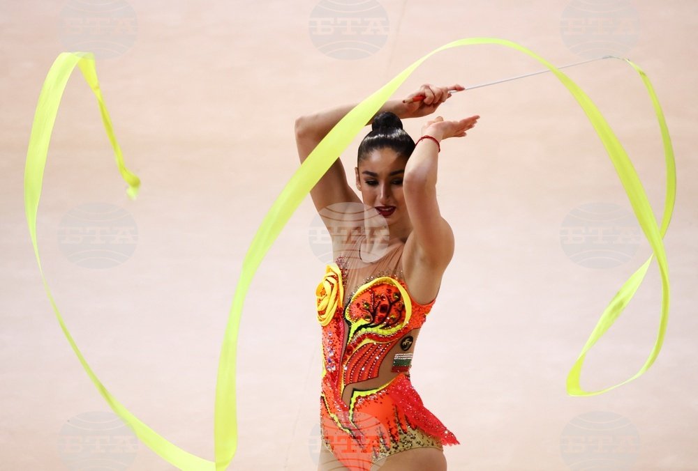 Bulgarian gymnastics star claims World Challenge Cup bronze