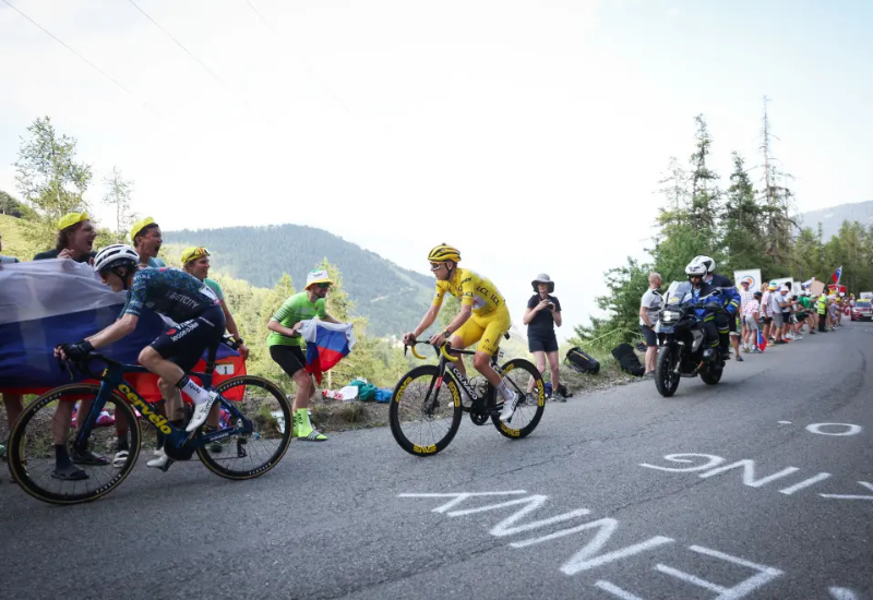 Slovenian cycling superstar turns hometown ride