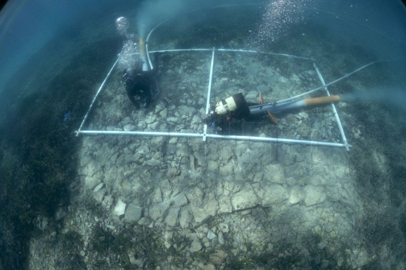 Neolithic road found beneath waves near Croatian island