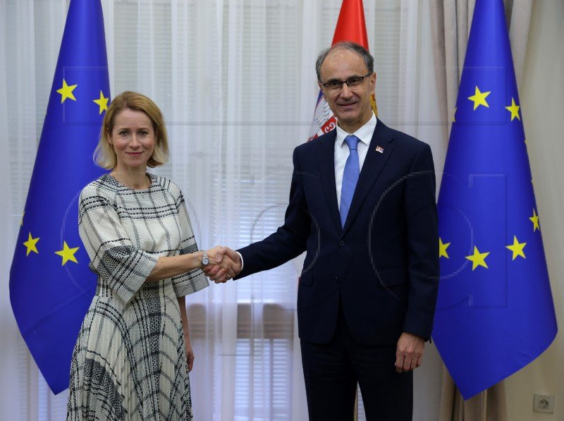 EU’s Kallas delivers stark message to Serbia