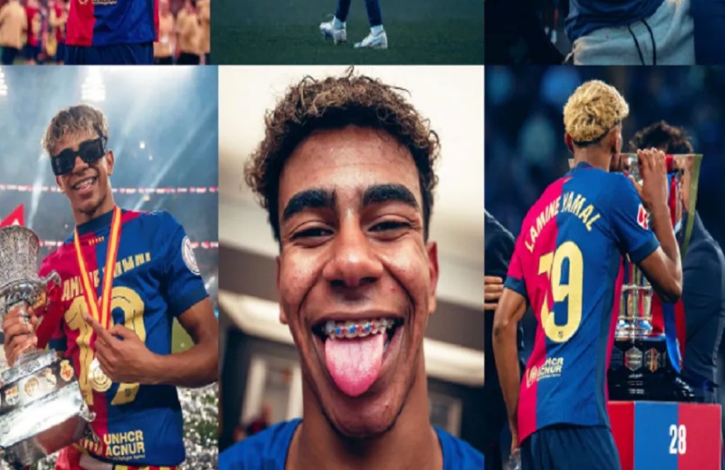 Barcelona star Lamine Yamal extends contract after spectacular season