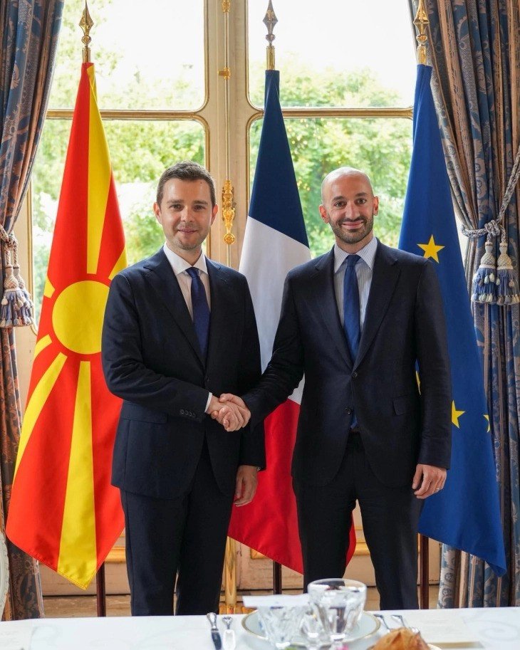 North Macedonia, France Discuss Regional Stability and Cooperation