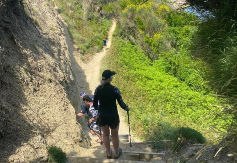 Albania opens coastal trail to submerged medieval castle