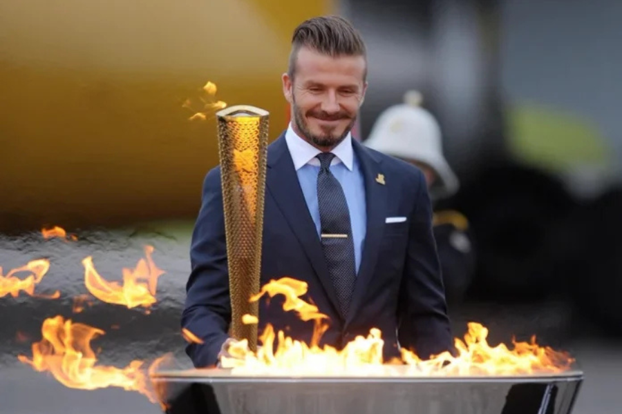 David Beckham honoured for service to UK