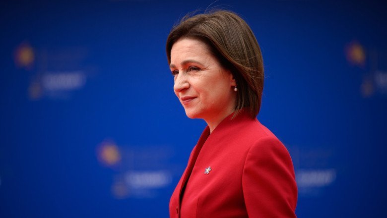 Sandu Visits Germany, Receives Democracy Award