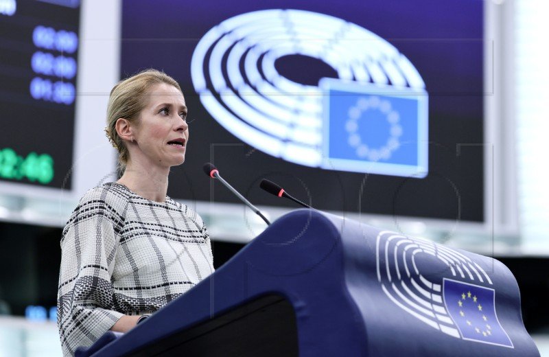 Kaja Kallas warns Iran against closing strait of Hormuz