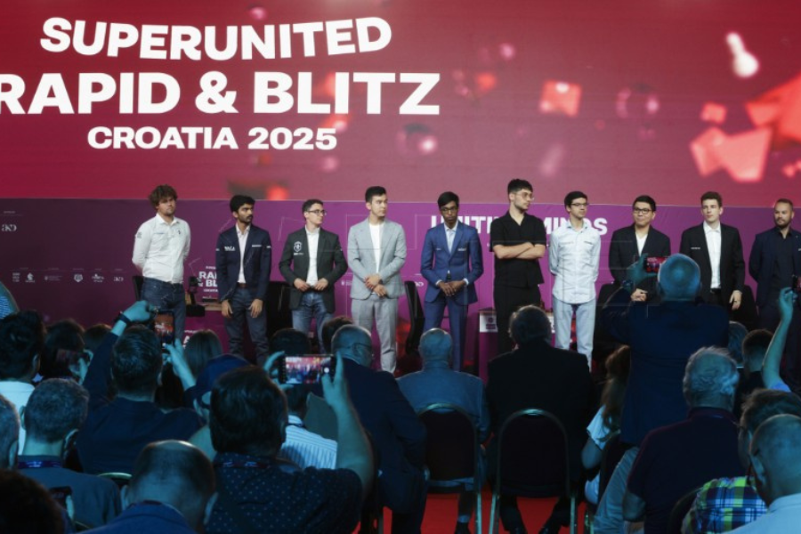 Top grandmasters compete at Zagreb Chess Tour