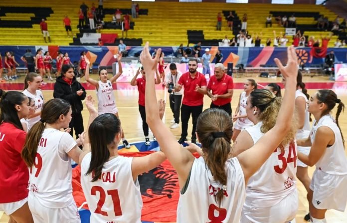 Albanian girls’ basketball team triumphs in European Championship