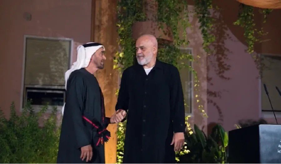 President of United Arab Emirates welcomed in Albania
