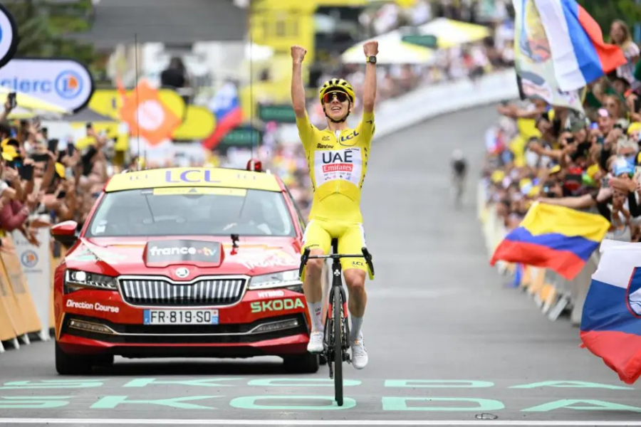 Slovenia's cycling superstar dominates Tour de France time trial
