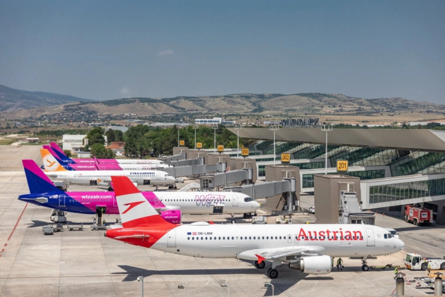 Skopje Airport names top destinations in H1 2025