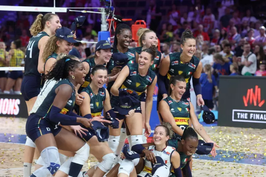 Italy women’s volleyball team wins Nations League