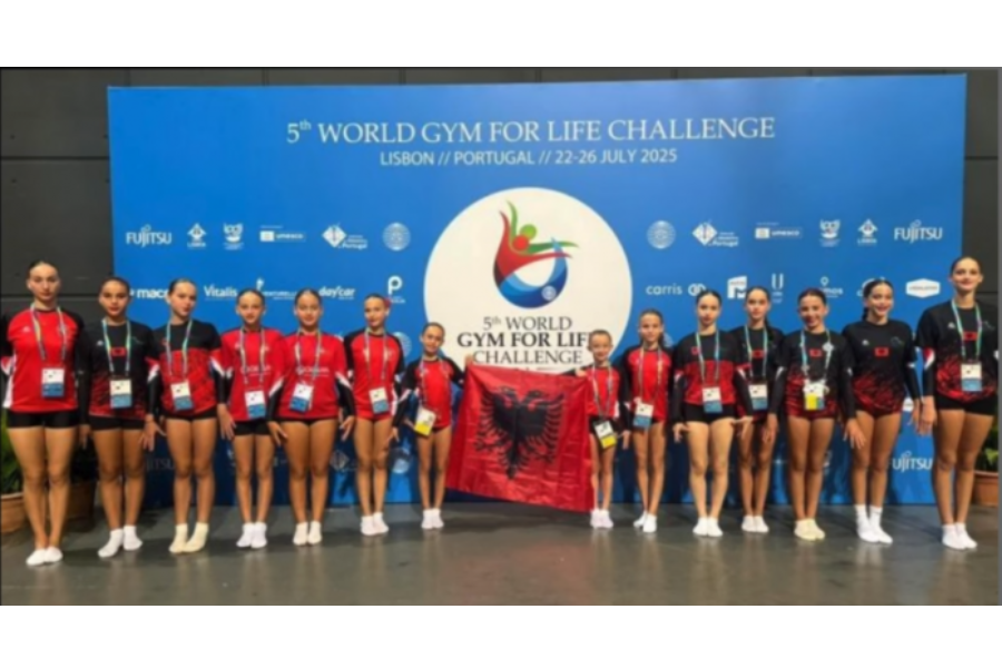 Albanian girls earn global praise at World Gymnastics Championship