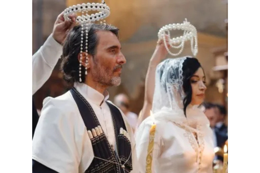 Sophia Loren’s son marries Georgian Mariam Sharmanashvili