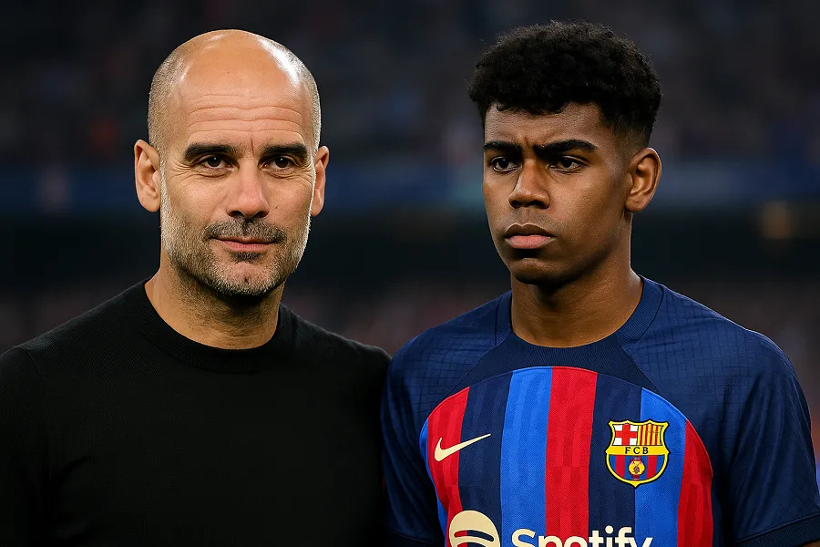 Guardiola urges caution in comparing Lamine Yamal to Lionel Messi