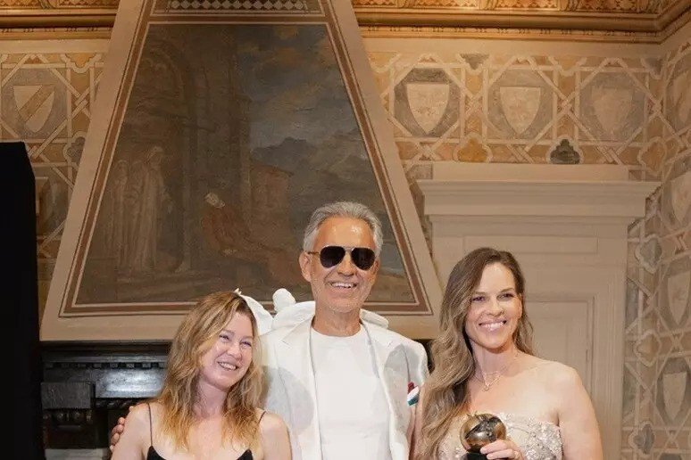 Andrea Bocelli and Son Perform Duet at Fundraising Night in Massa