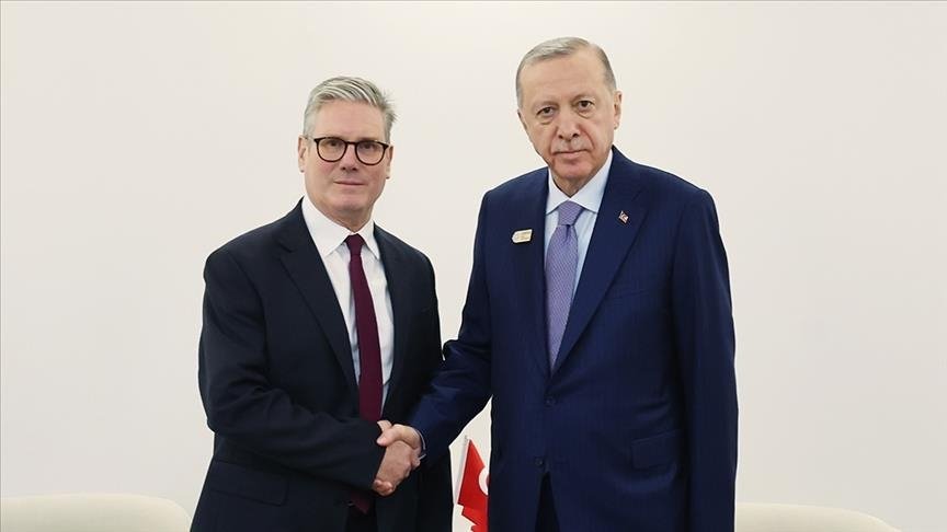 Erdogan Praises UK PM for Palestine Stance