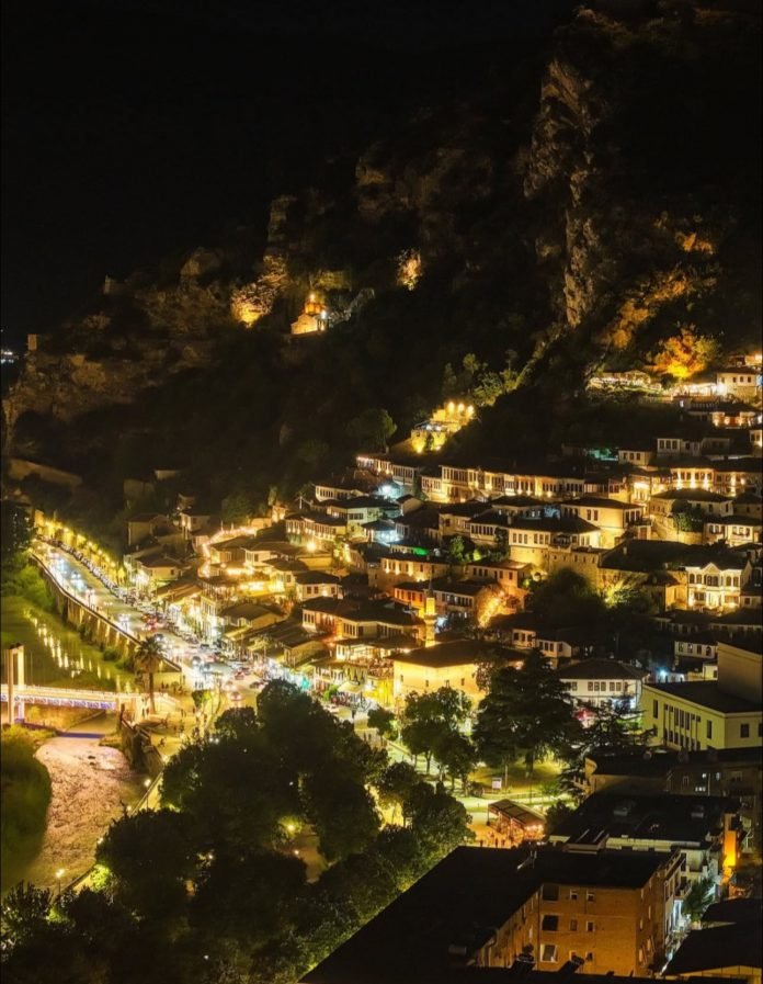 Berat’s lively late August evenings attract local and foreign tourists