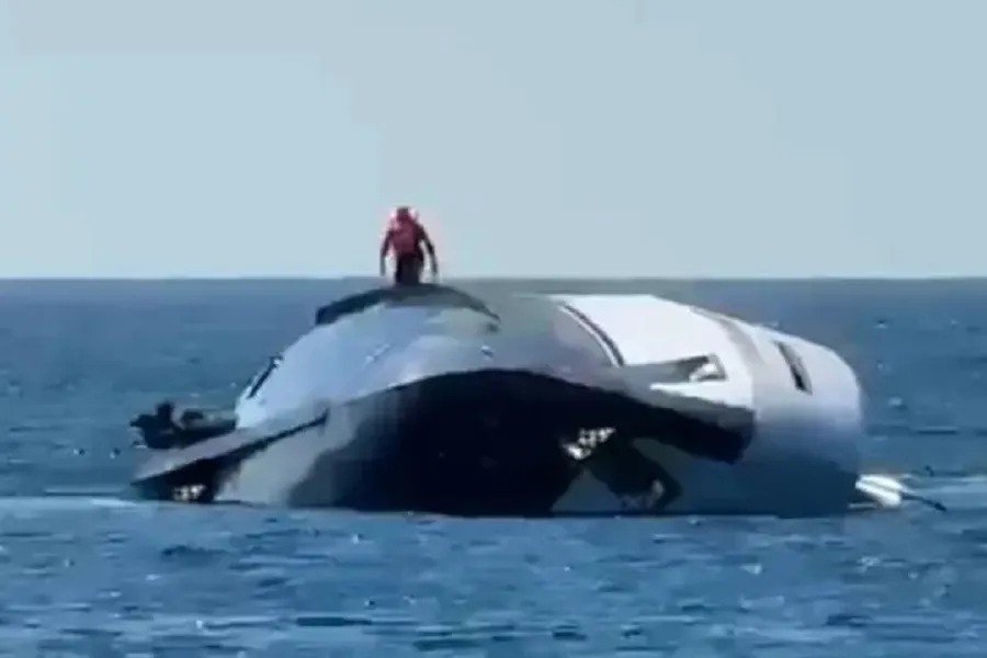 Luxury Yacht ‘Dolce Vento’ Goes Down Shortly After Launch