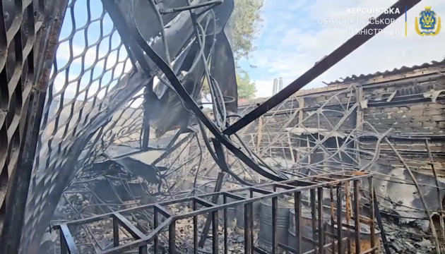 Russian bombardment levels part of Kherson market