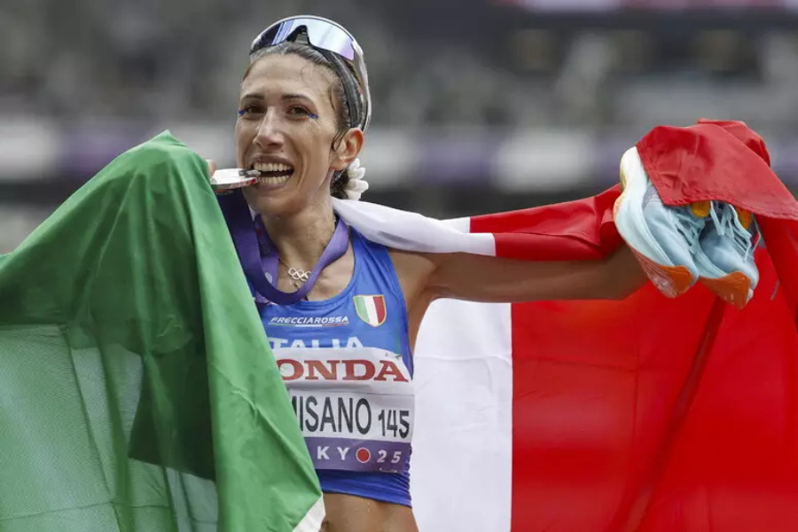 World Championships in Tokyo: Italy's Palmisano takes silver in 35 km walk