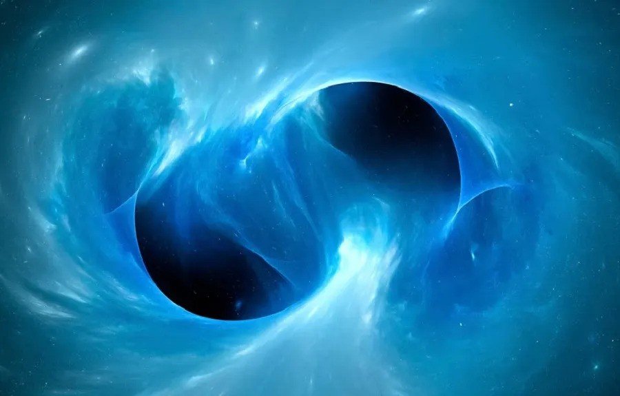 Astronomers capture first detailed image of black hole collision