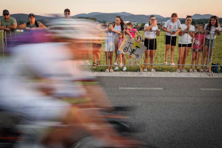 Slovenian cycling superstar wins European road race